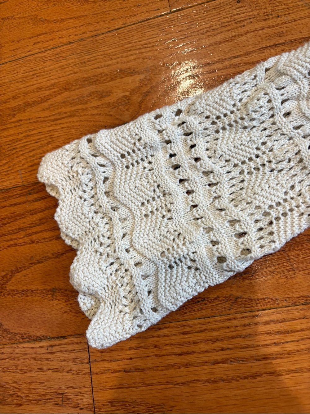 Moon & Madison Cream Crochet Cardigan XS Boho Lace Cropped Festival Cottagecore - Picture 5 of 5